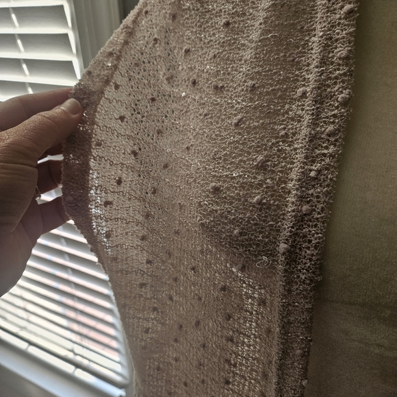 Long open front sheer like cover jacket/kimona/ cardigan - Picture 4 of 5